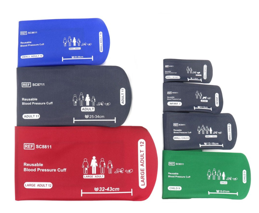 Flexiport Welch Allyn Compatible NIBP Reusable Cuff Child Size 9 -Ship Same Day