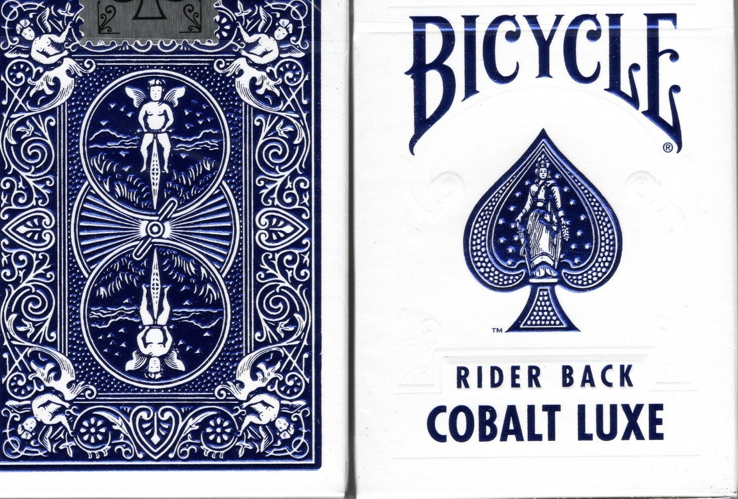 Bicycle Rider Back Cobalt Luxe (Blue) by US Playing Card Co. ONE (1) DECK
