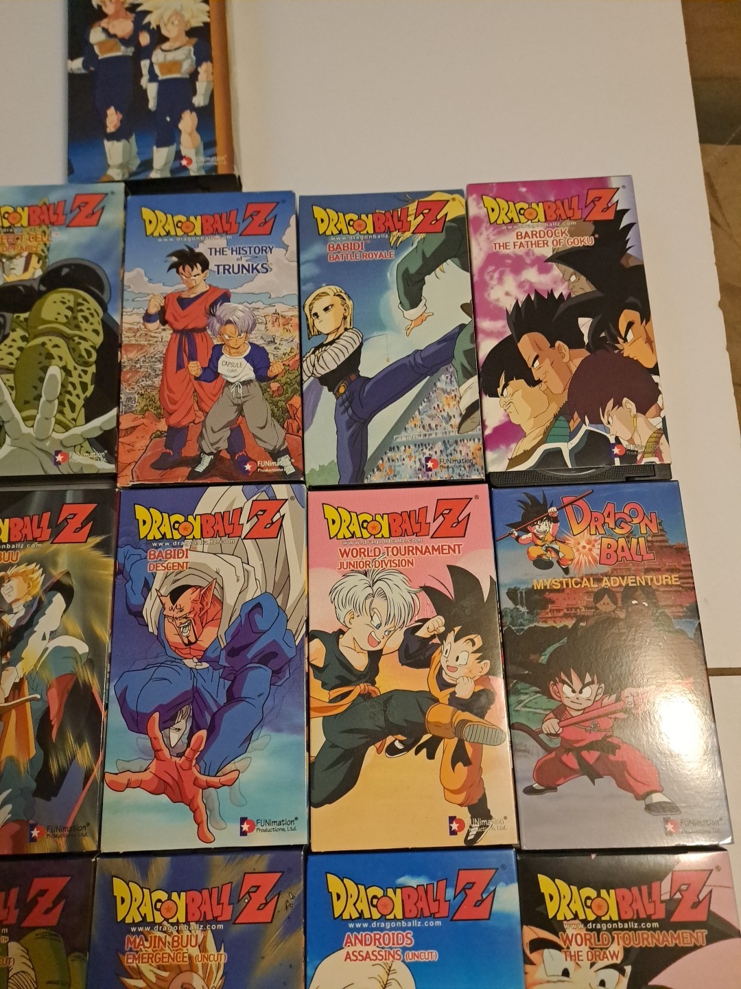 Dragon ball Z VHS Lot Of 25 Great Condition 11 Uncut