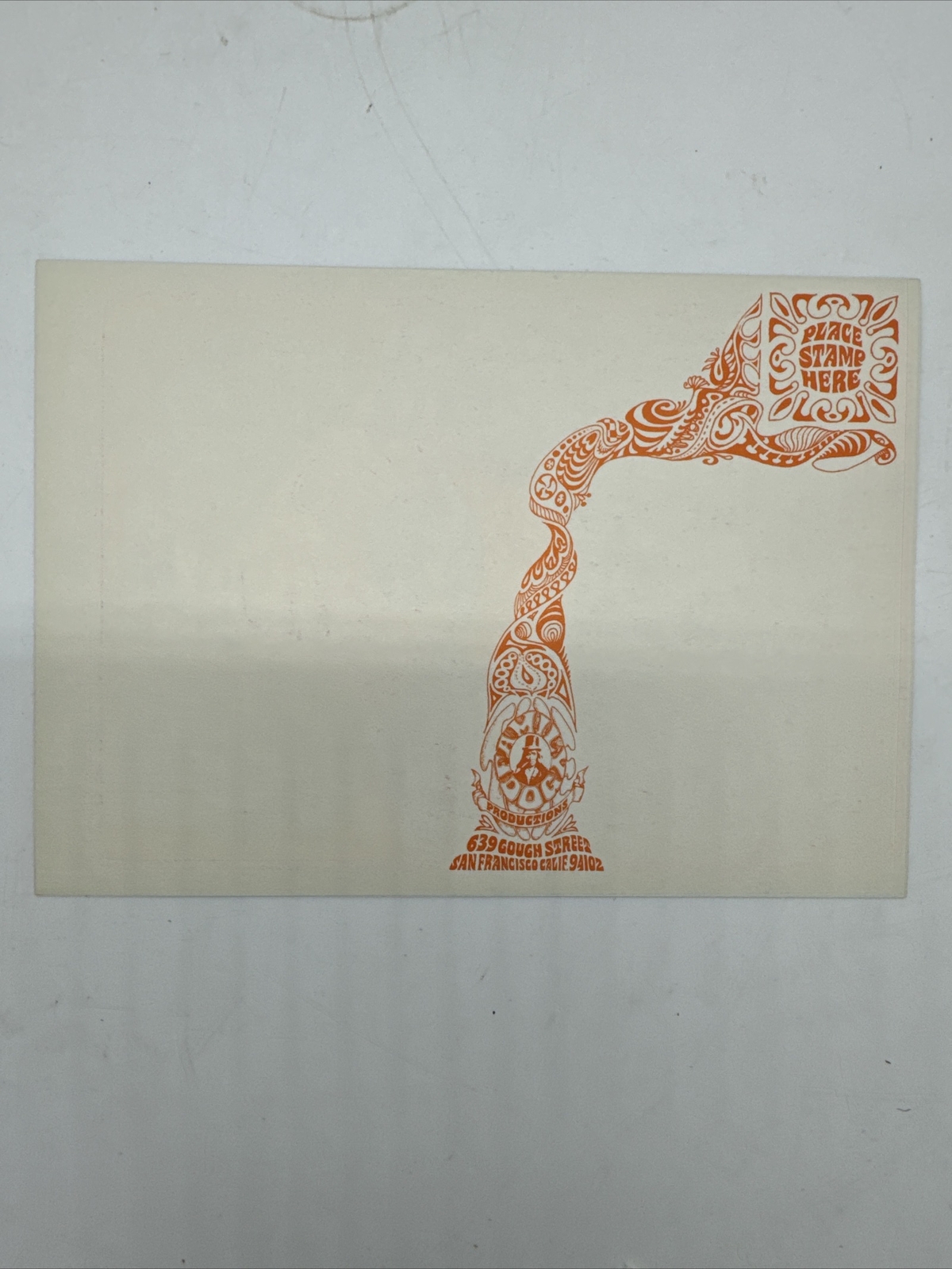 BIG BROTHER JANIS JOPLIN 1967 AVALON BALLROOM FAMILY DOG POSTCARD FD-93 NM