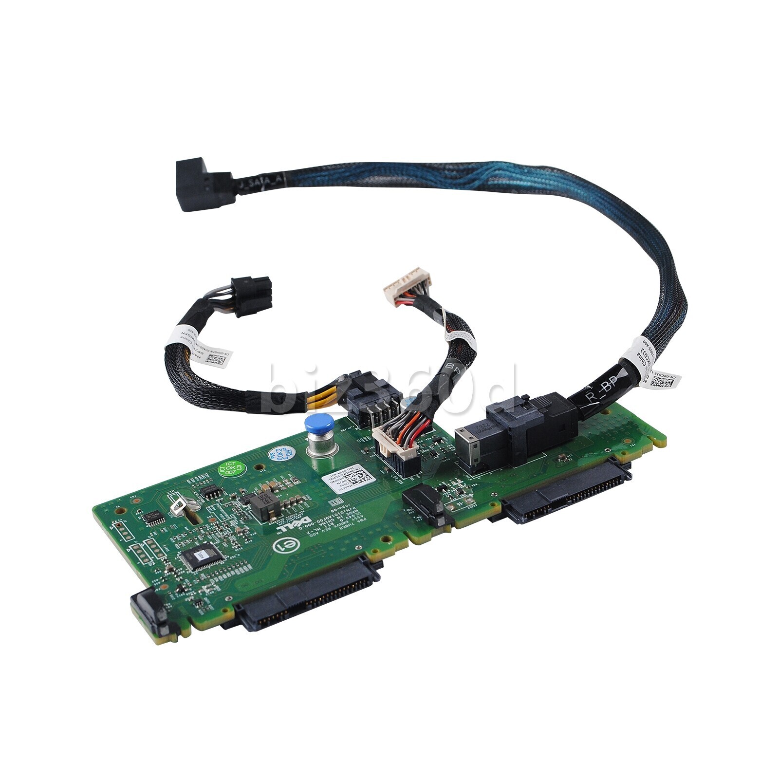 Dell R730xd 2x 2.5" SFF Rear Flex Bay HDD Backplane with Cable 6WNVX NHDXG USA