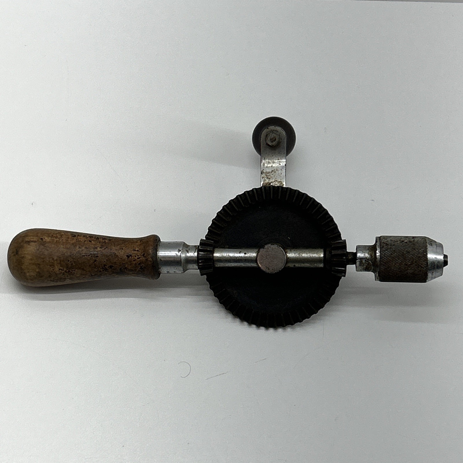 Vntg Yankee North Bros. 1431 Double Pinion Eggbeater Drill,9-3/8",PaT. 3-15-1910