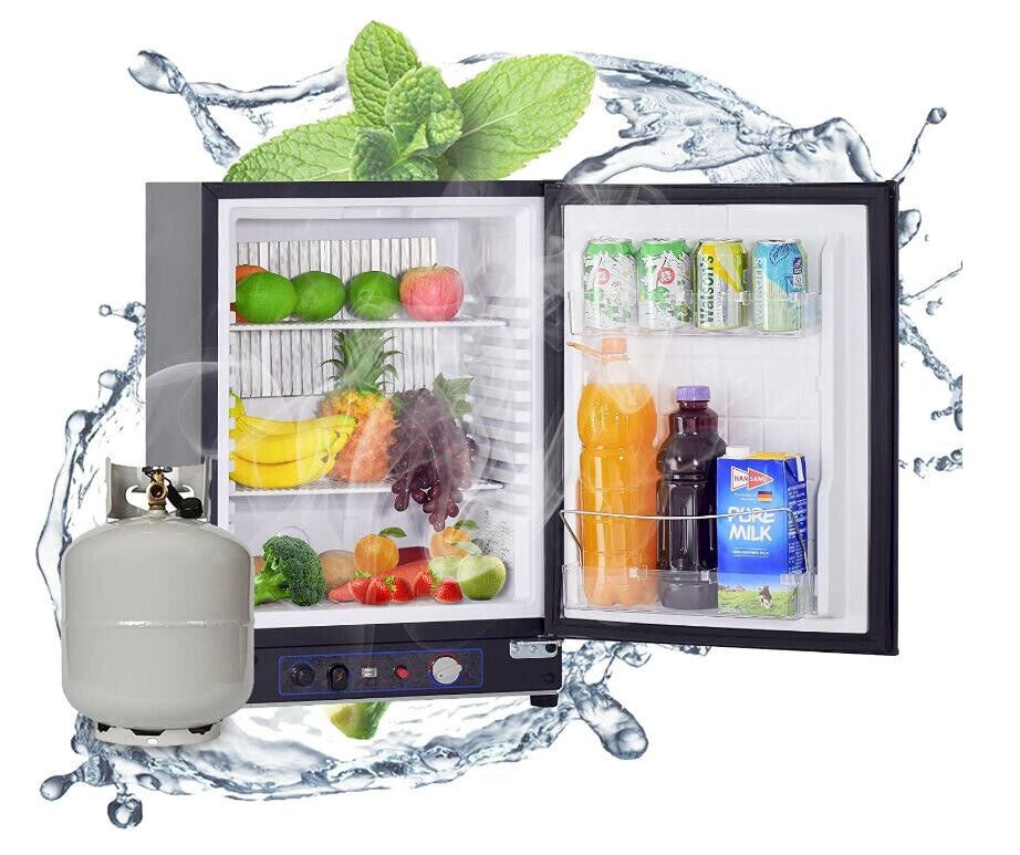 3-Way Propane Gas Fridge Camper Caravan RV Motorhome LPG 12V 110V Cooler 40L