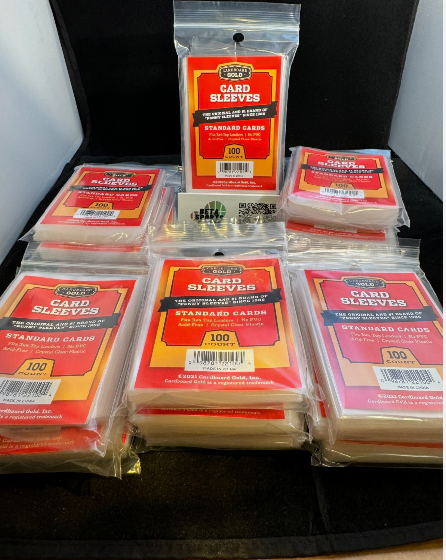 2000 Cardboard Gold Standard Card penny Sleeves - 20 Packs - FREE SHIPPING