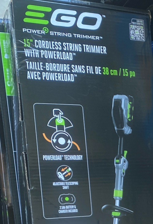 Ego ST1510T POWER+ 15" 56V Cordless String Trimmer Only, NO BATTERY OR CHARGER