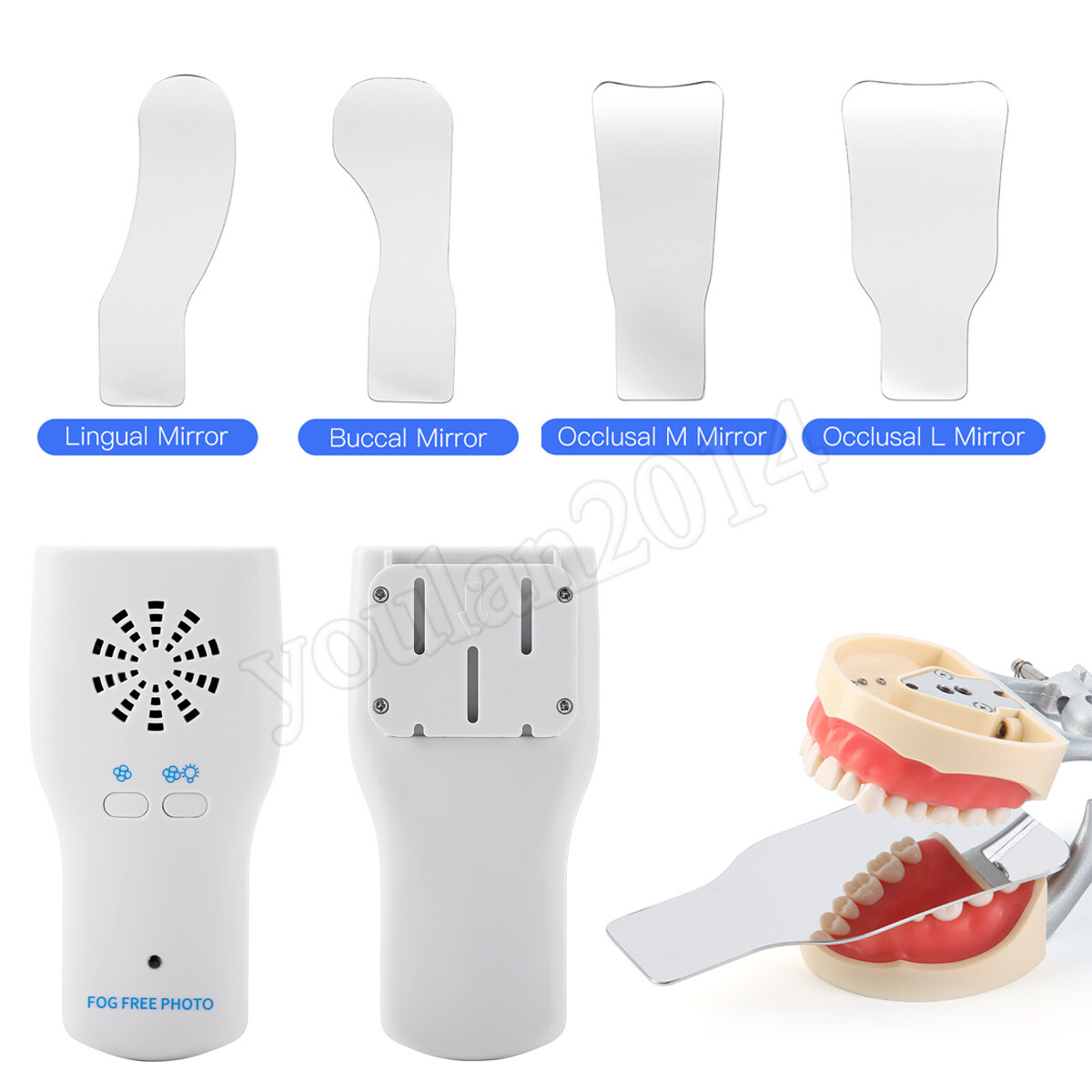 Dental Automatic Anti-fog Mirrors Defog Mirrors for Orthodontic oral photography