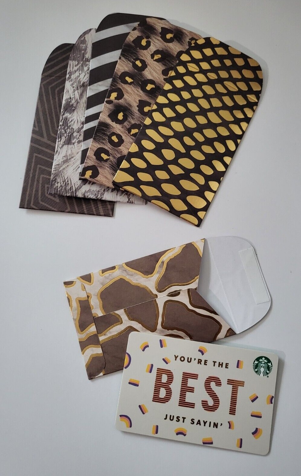 All Occasion Mini Envelopes, Multi-purpose/Everyday Gift Card Holders - Set of 6