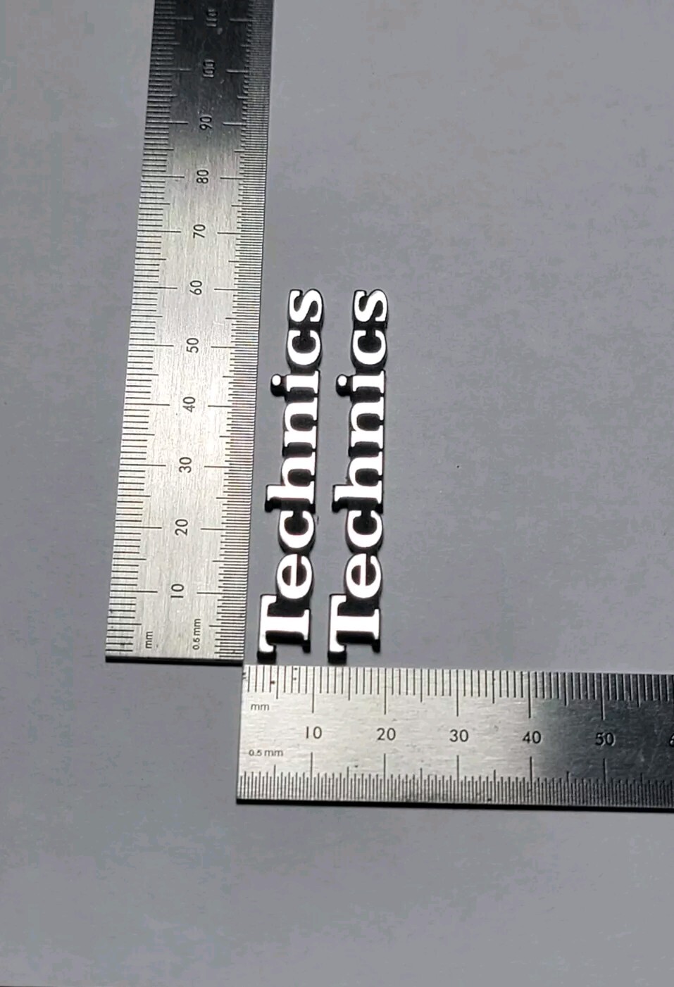 Technics Speaker Badge Logo Emblem Pair