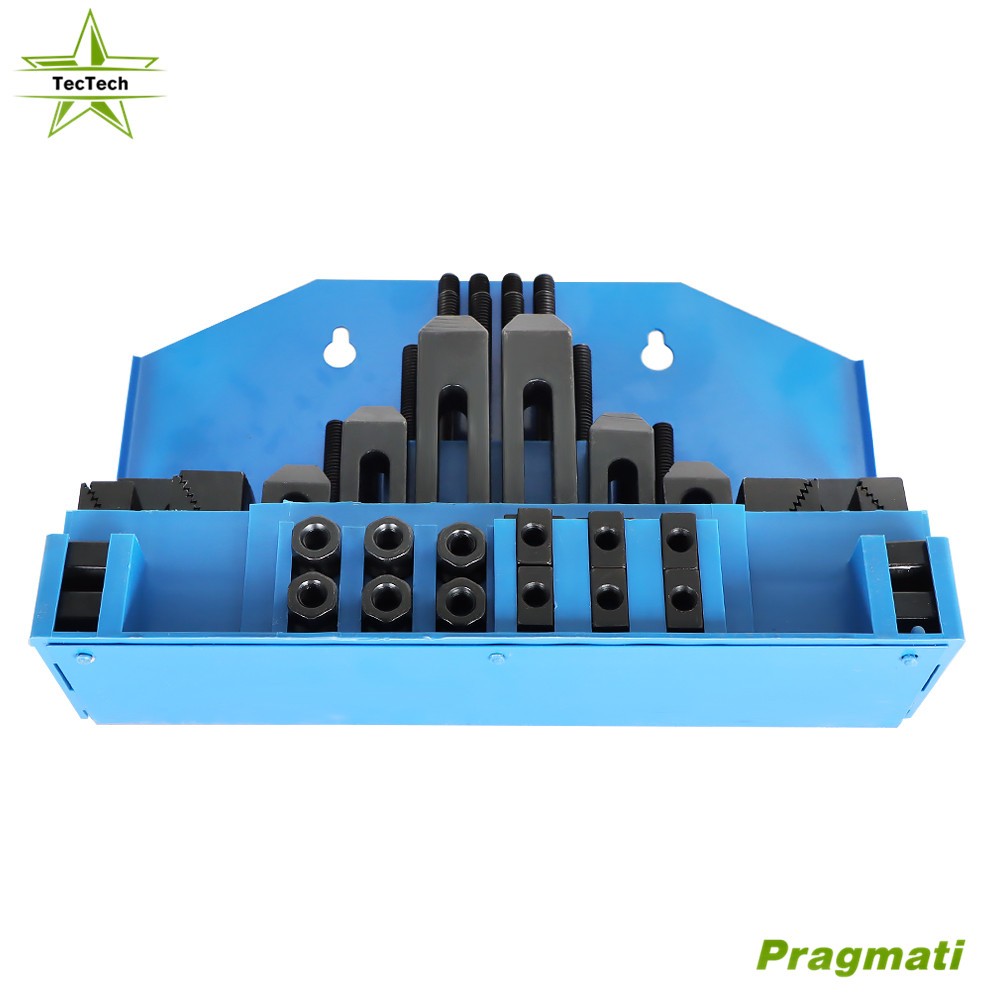 58 Pack 1/2 T-Slot Clamping Kit Mill Machinist Set With 3/8Inch -16 Studs