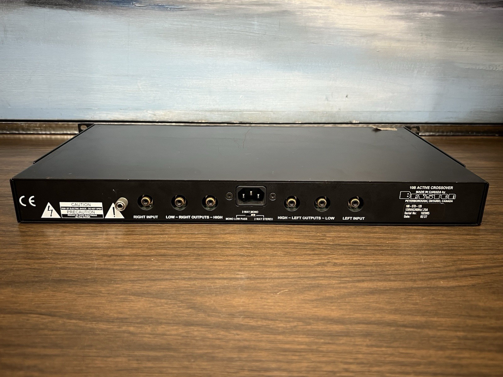 Bryston 10B-STD Electronic Crossover - Working !