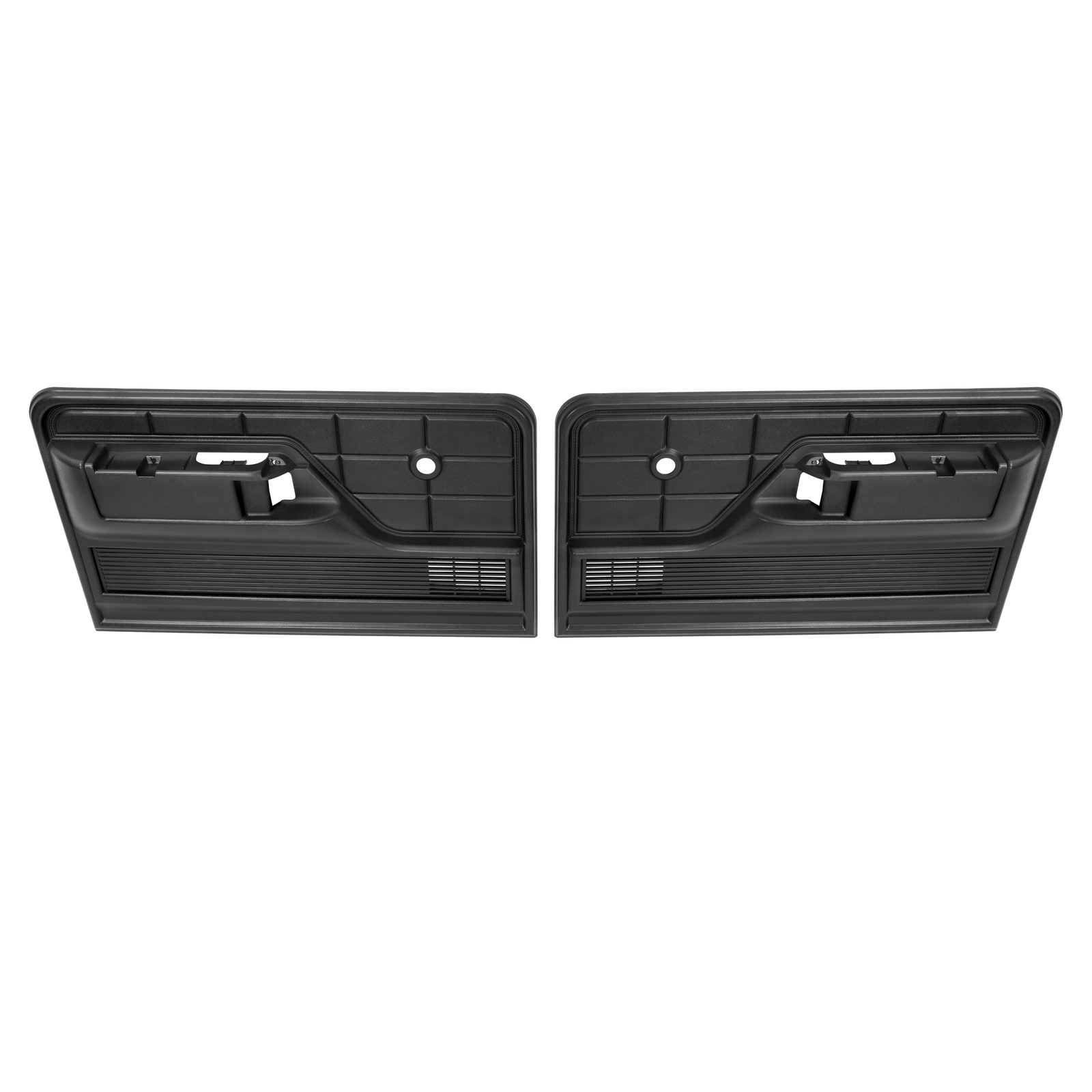 Fit 73-79 Ford F-100 F-150 F-250/ 78-79 Ford Bronco Interior Door Panels Black