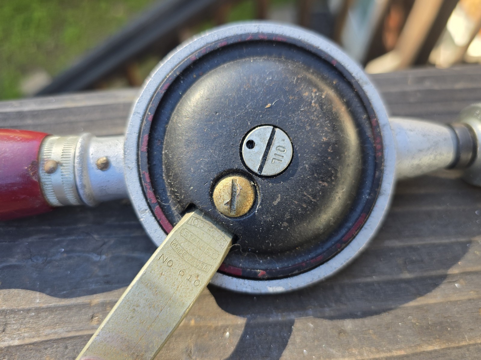 VINTAGE STANLEY 100 PLUS No.610 EGGBEATER STYLE HAND DRILL USA