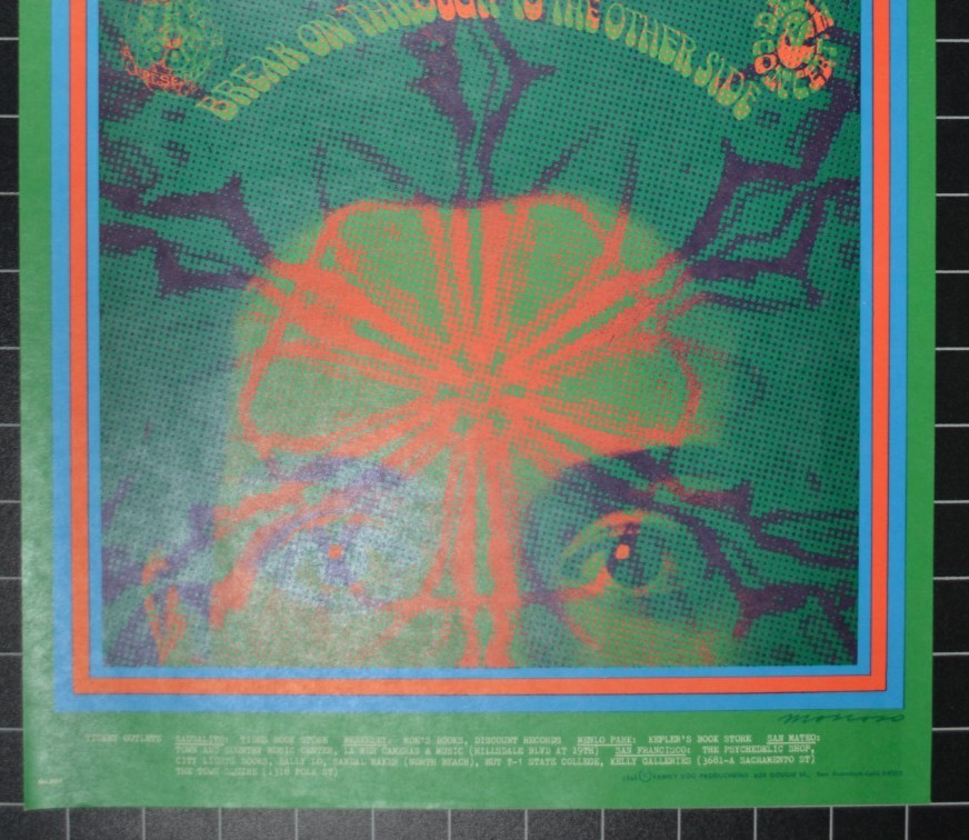 FAMILY DOG 50 - THE DOORS - COUNTRY JOE AND THE FISH - SECOND PRINTING POSTER