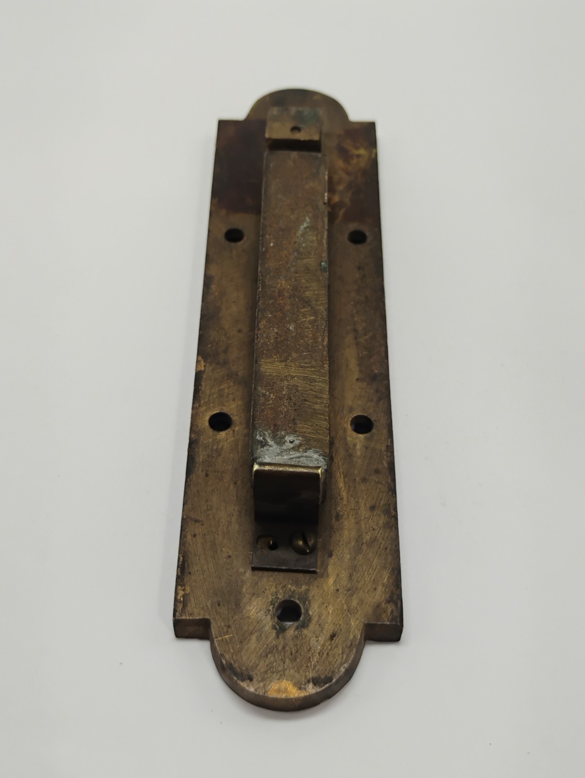 Vintage Antique Solid Brass Bubble Level Keystone Insert