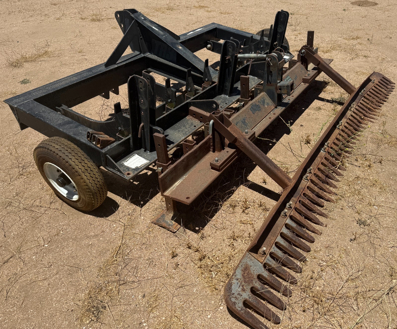 TR3 Groomer ABI Classic Rake 8.5' Arena Drag Scarifier Rake Auto Leveling Blade