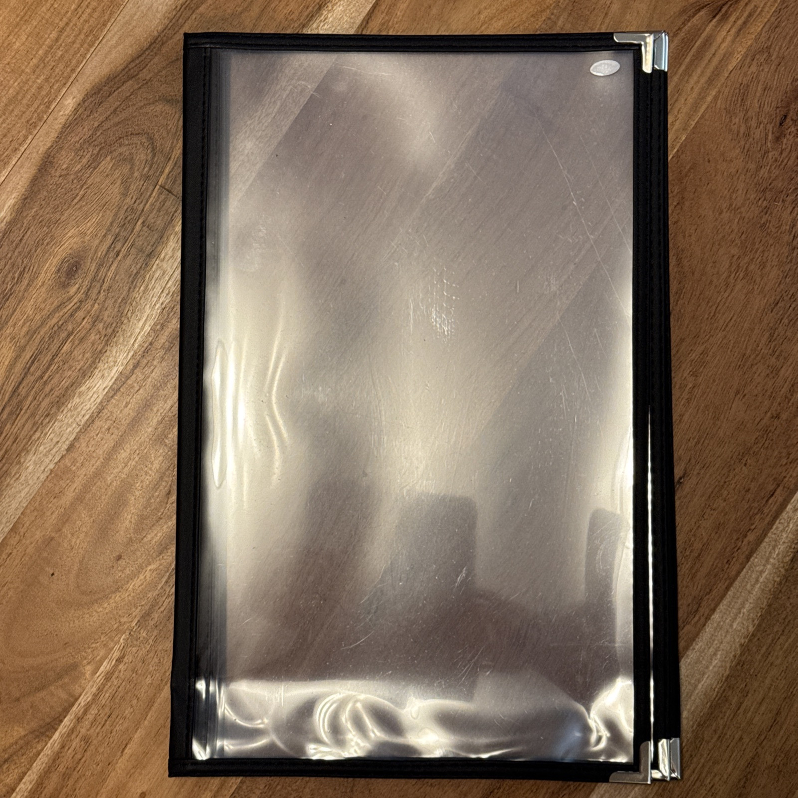 30 Restaurant Menu Covers 8.5x14" 3 Page 6 View Cafe Club - Black