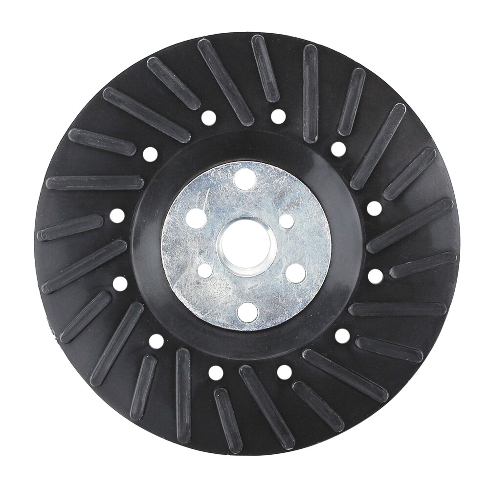 4-1/2" x 5/8"-11 Resin Fiber Disc Backing Pad with Lock Nut for Angle Grinder