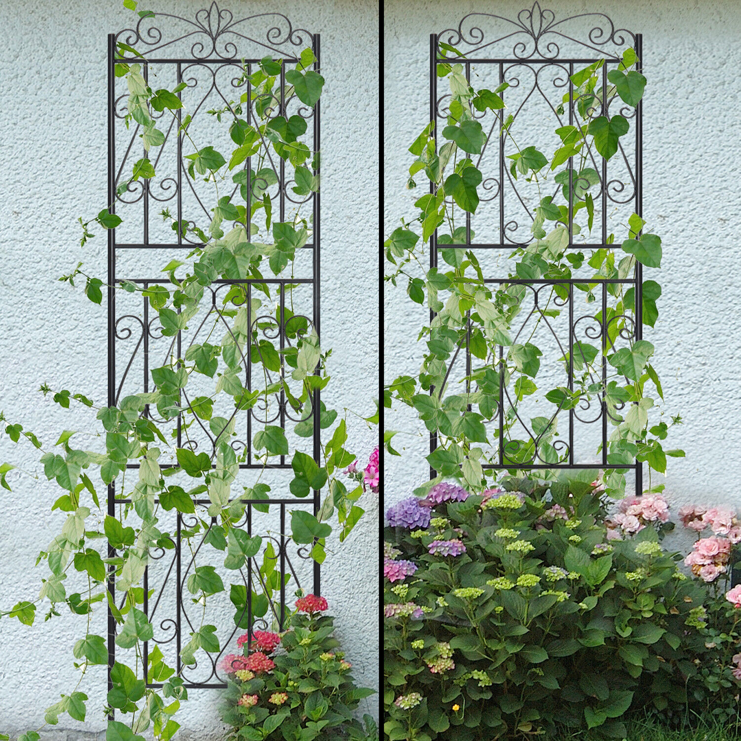 Extra Tall Garden Trellis Flower Climbing Plant&Vines Fence Outdoor Wire Fencing