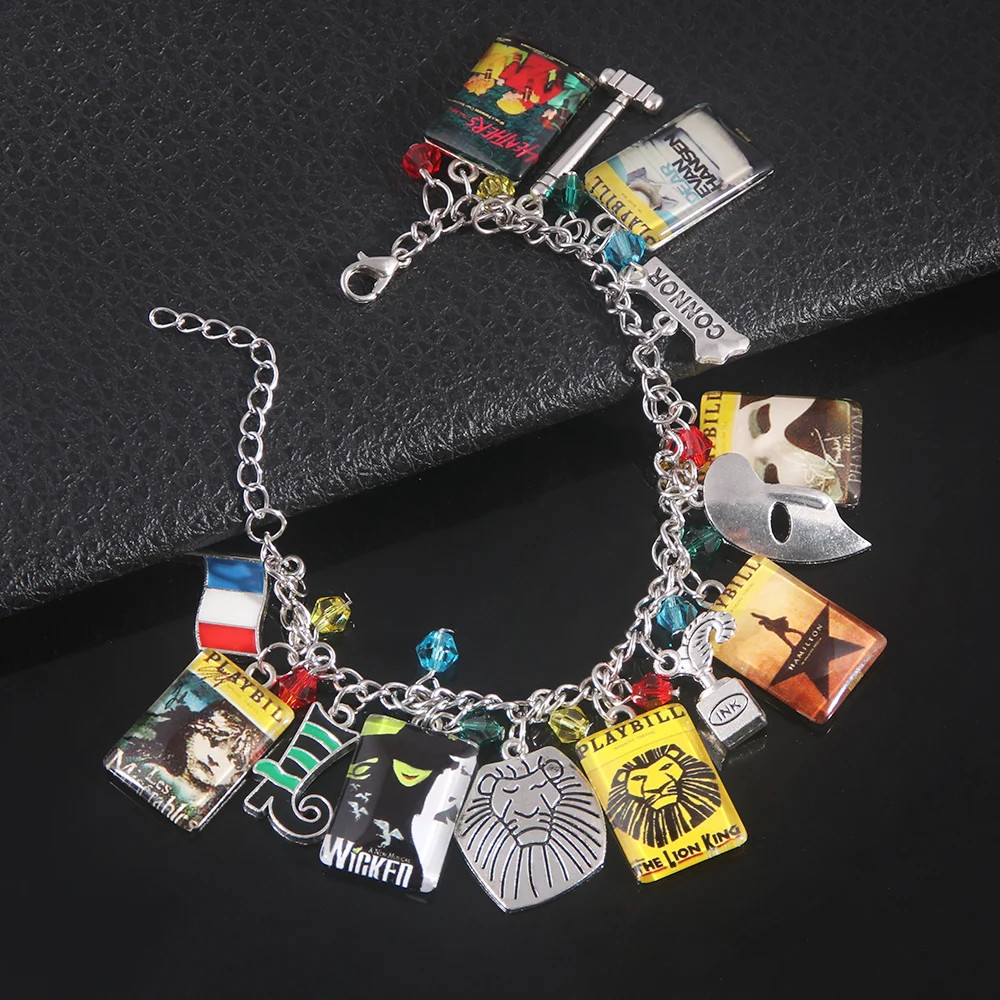 Classical Musicals Hamilton Bracelet Pendant Enamel Bracelet Fans Gifts