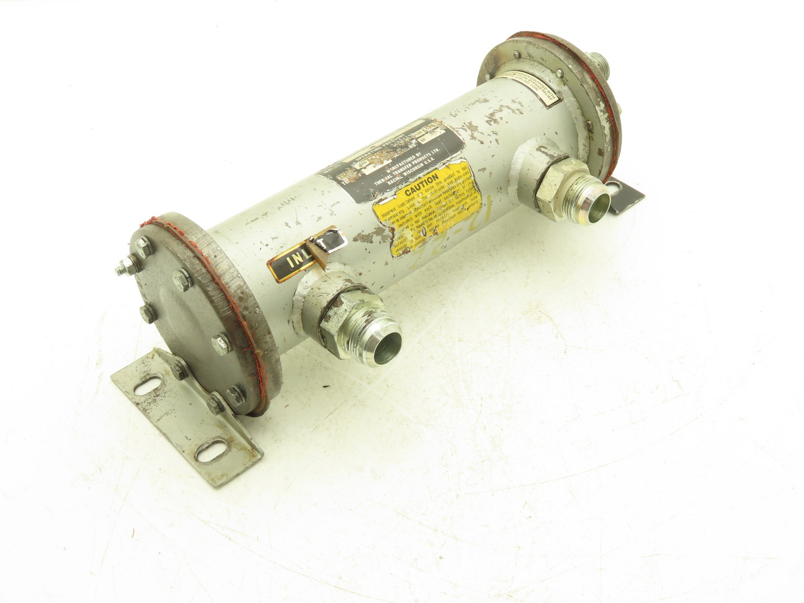 Thermal Transfer EKS-712-80876 Oil Cooler Shell & Tube Heat Exchanger 2-Pass