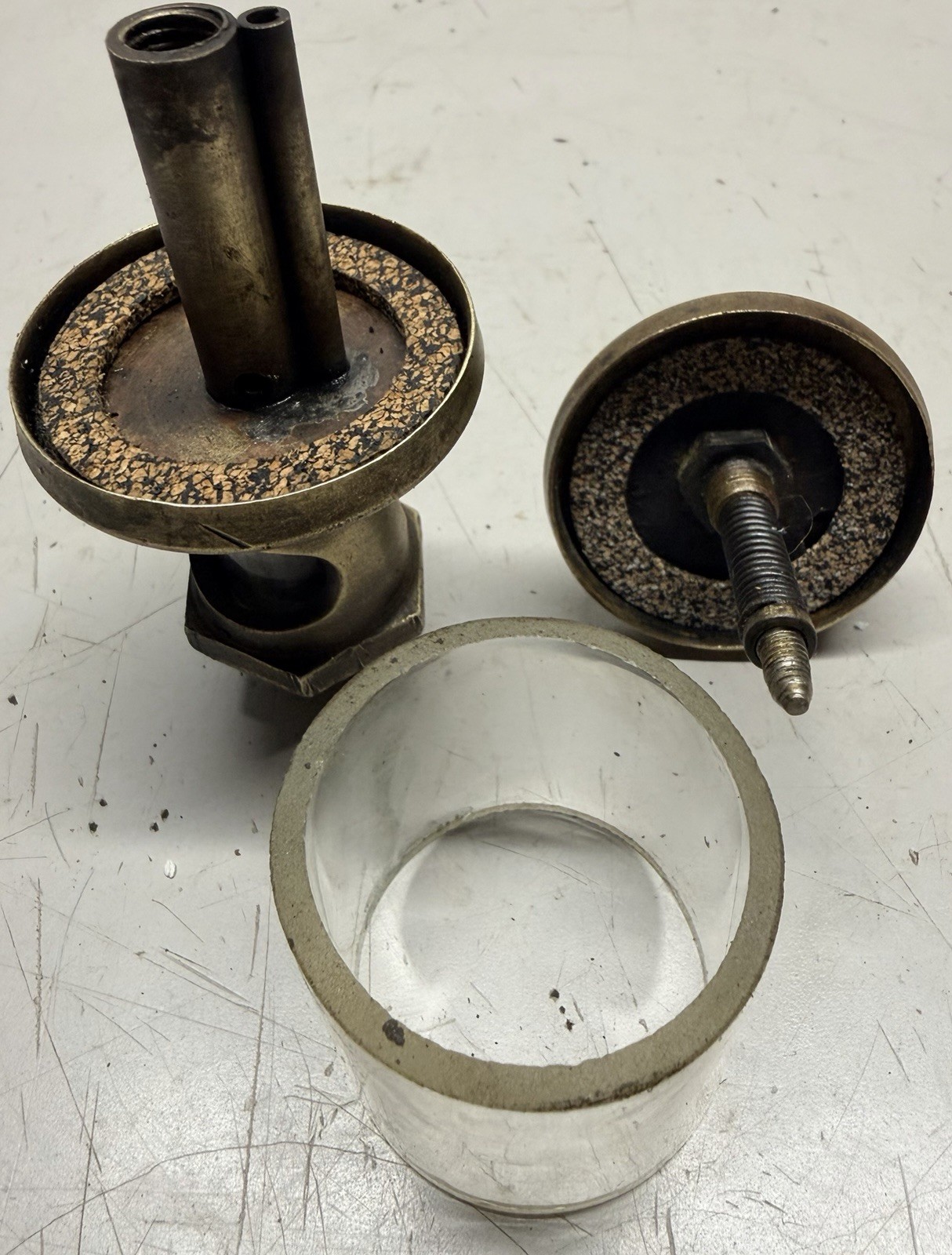 Brass Cylinder Oiler Small IHC M Famous Mogul Hit Miss Engine 1/4" NPT