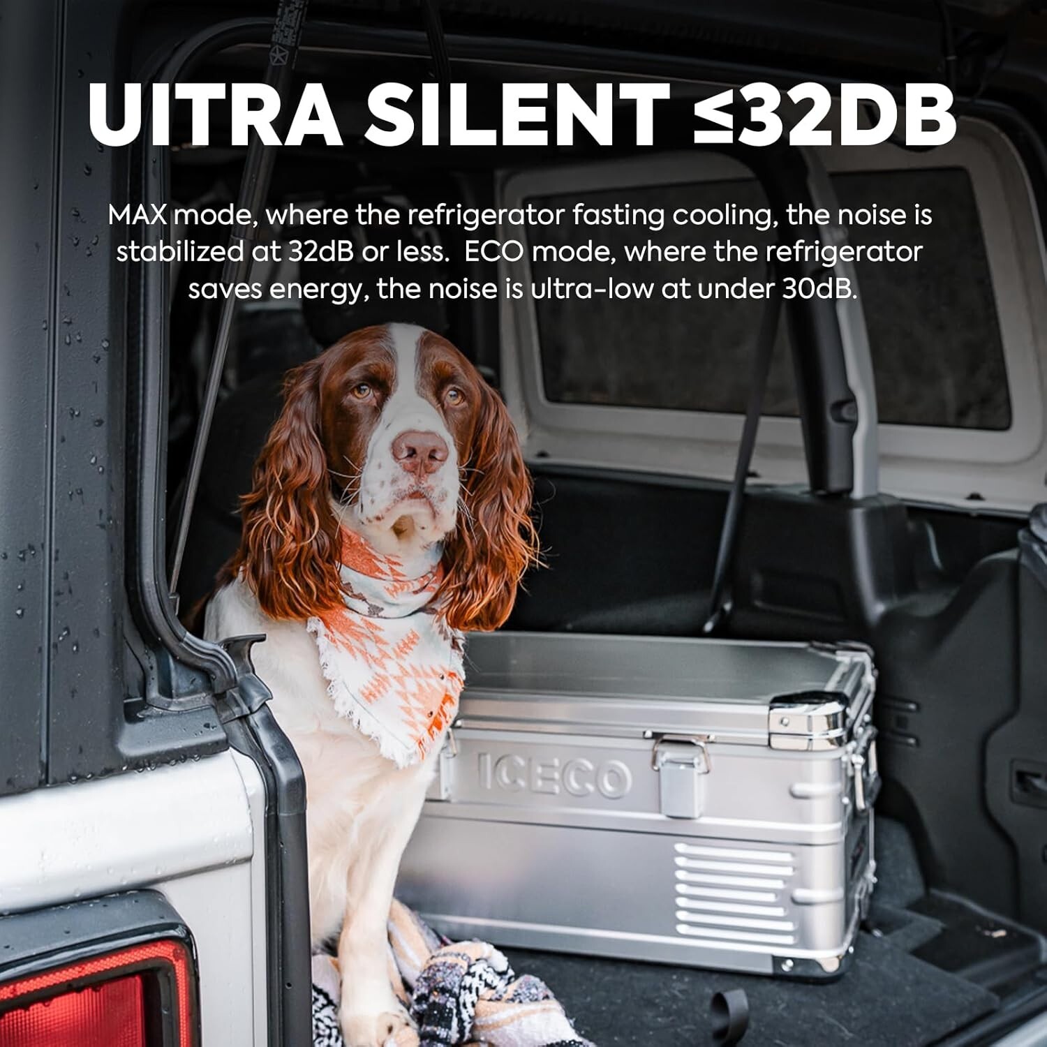 ICECO APL35 12 Volt Car Refrigerator Portable Fridge Freezer -4℉~68℉ for Outdoor