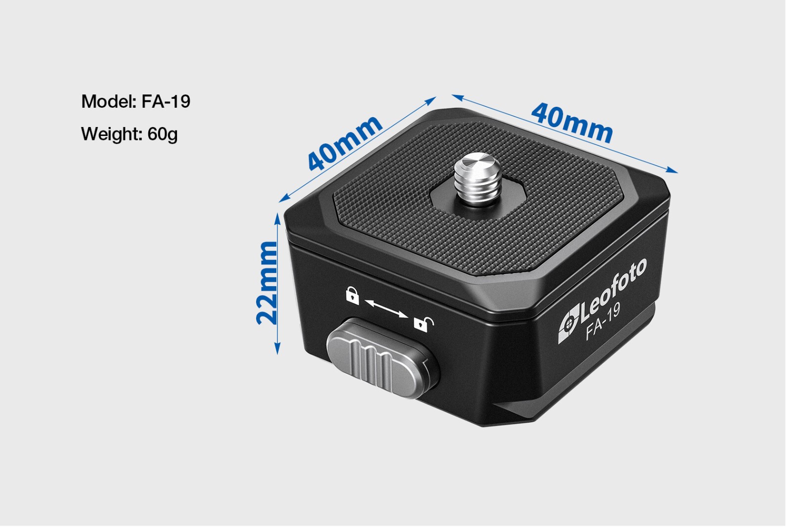 Leofoto FA-19 Quick Link for Long Lens Support Systems