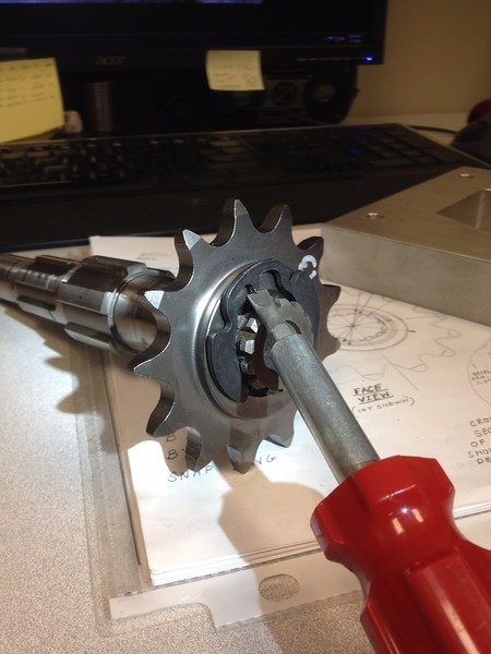 HONDA XR650L FRITZCO FNT. SPROCKET QUICK CHANGE RETAINER