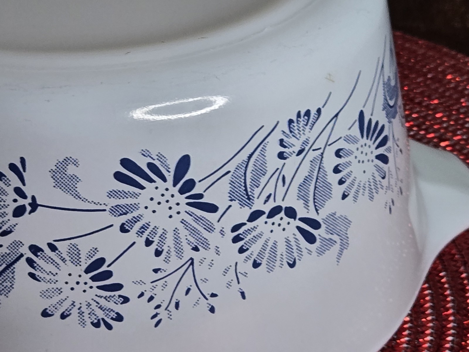 VINTAGE PYREX COLONIAL MIST ROUND 1.5 L CASSEROLE DISH 474-B NO LID