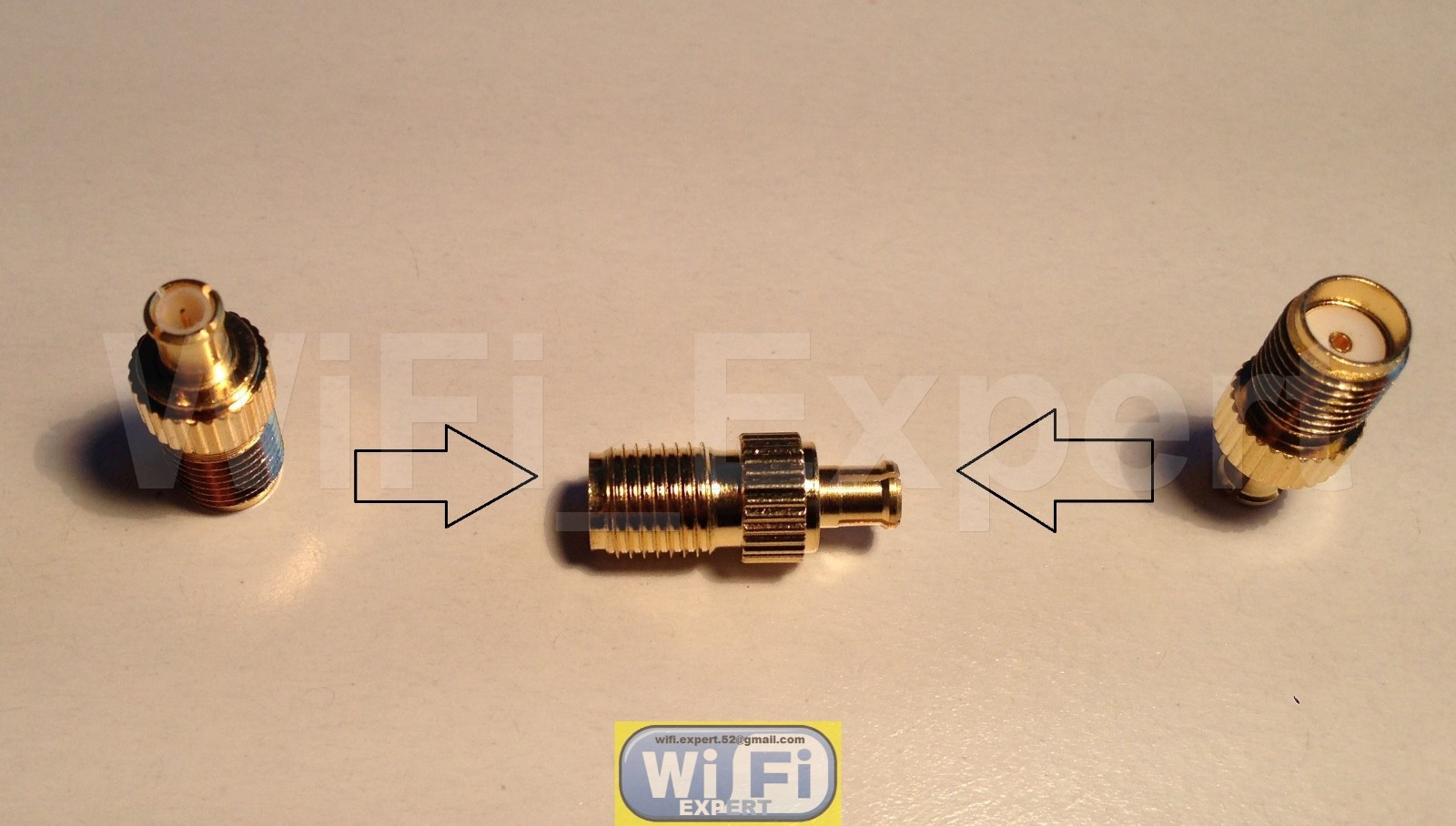 Male MCX to Female SMA Adapter, Gold Plated, For TV28T RTL2832U R820T RTLSDR SDR
