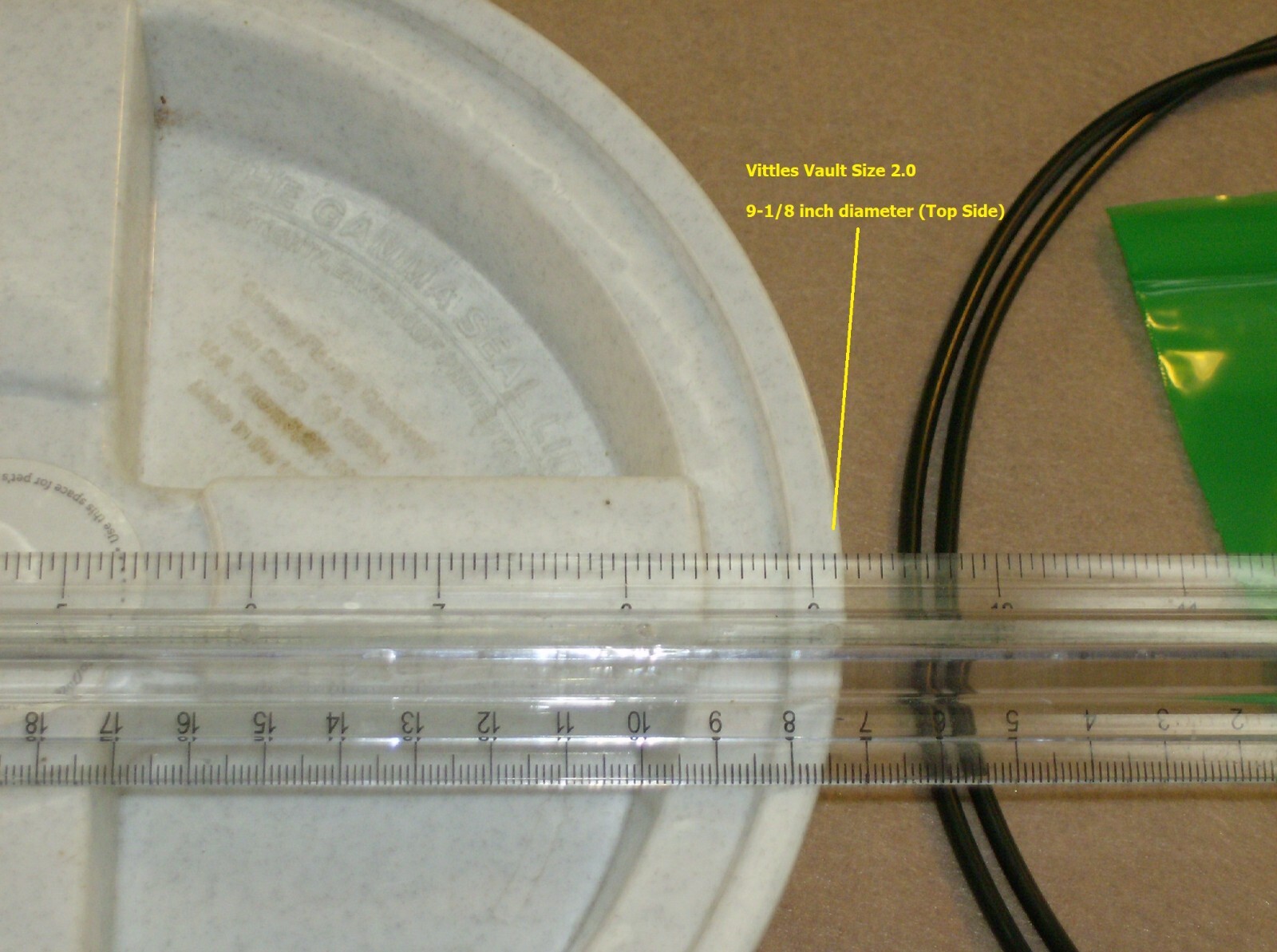 Vittles Vault Replacement Gasket / Seal - Size 2.0 (2 for $7.80) Buna-N O-ring