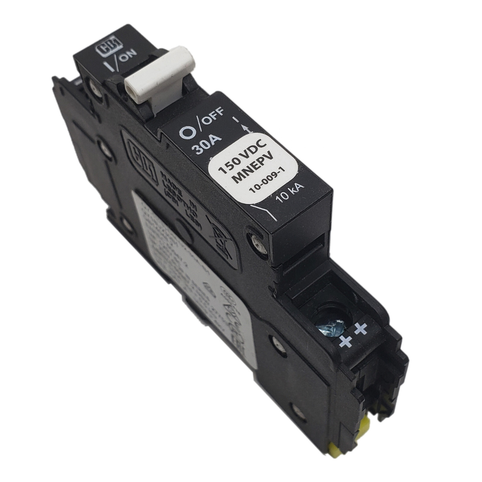 MidNite Solar - 30 Amp 150Vdc DC Circuit Breaker MNEPV30 Din Rail Mount 1-Pole