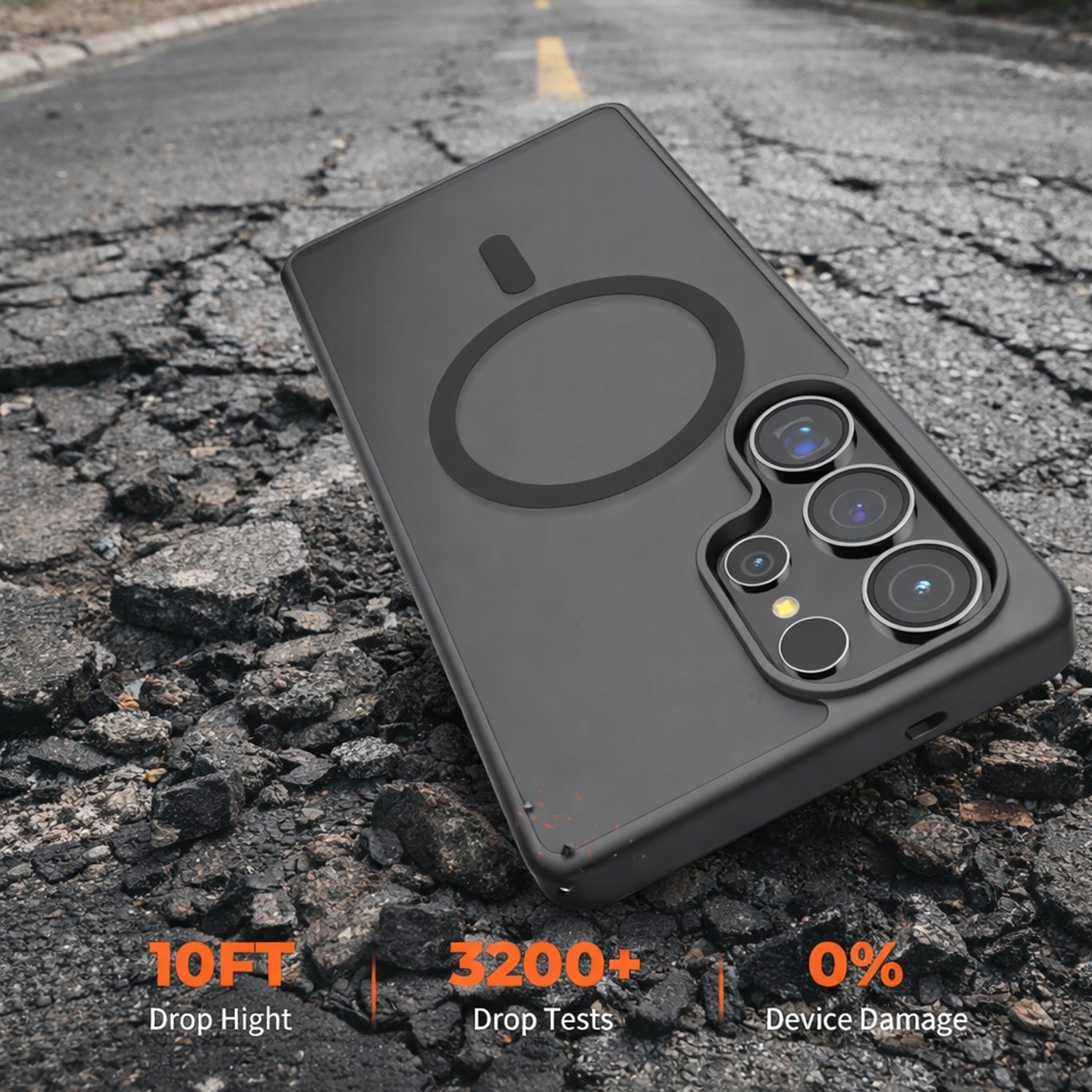 For Samsung Galaxy S26 Ultra Case S26 S25 Plus Phone Cover Mag Safe+Screen Glass