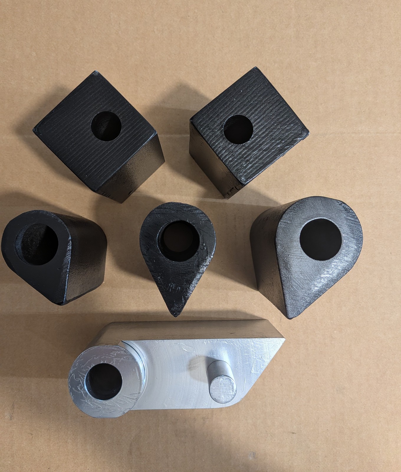 #2 Bender (2) Square Blocks (3) Cam Dies (1) Notched Angle Die