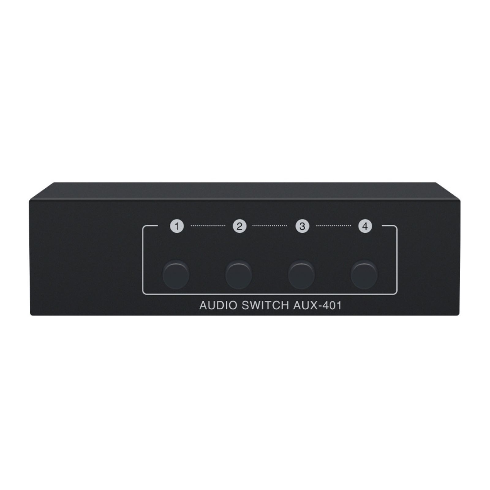 1 x Stereo Audio Switcher 4 in 1 Out A/B Analog For Multi-source Switching