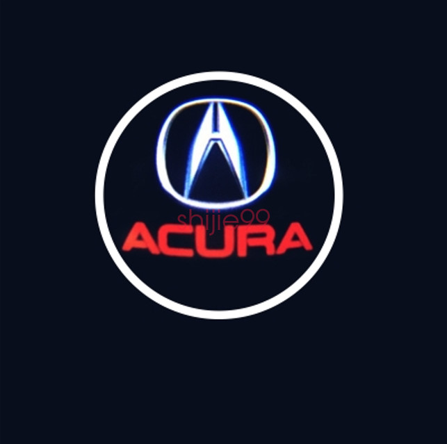 2x LED Door Light Step Courtesy Projector Ghost Shadow Laser Lamp For Acura RDX