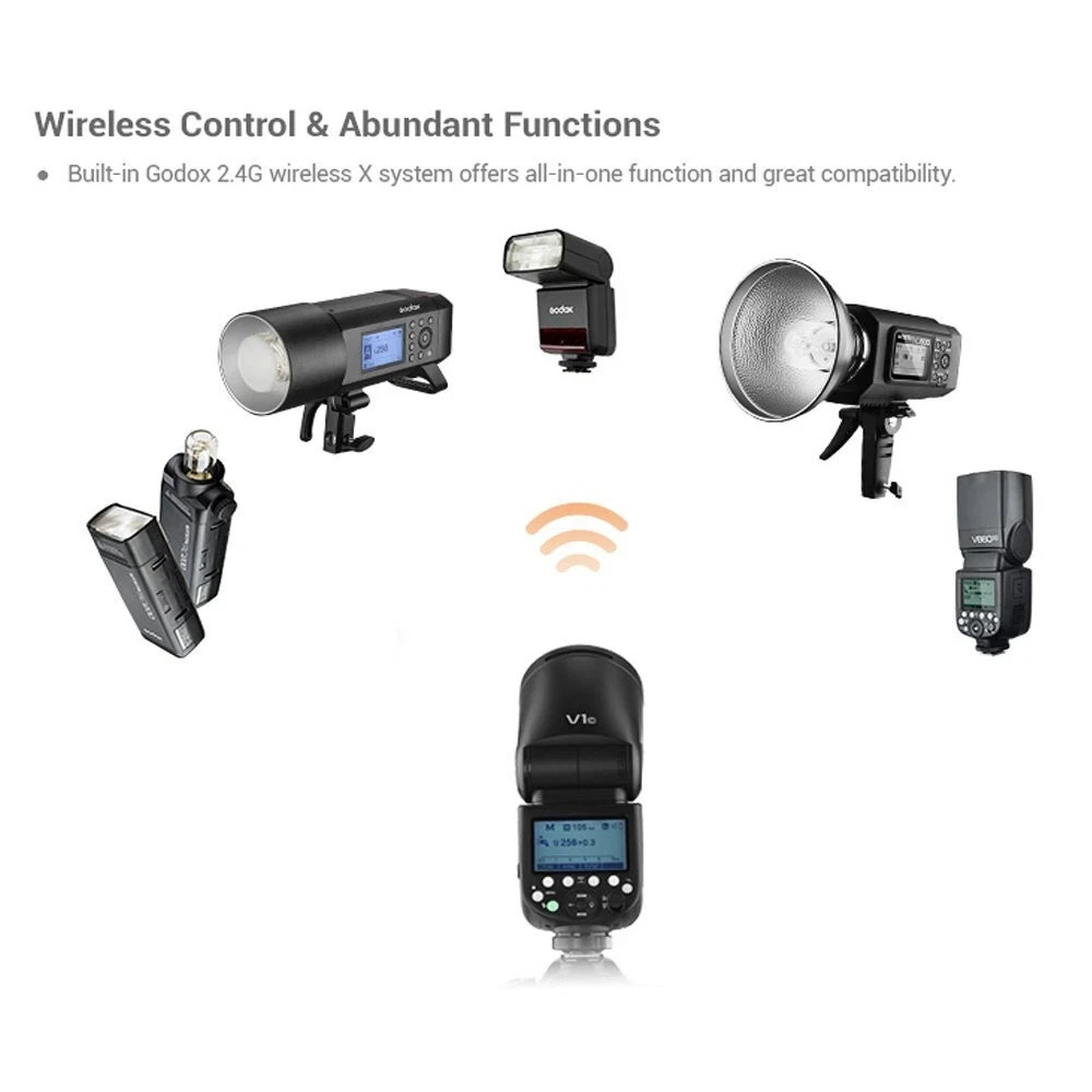 US Godox V1-S 2.4G TTL HSS 1/8000s Camera Flash Speedlite For Sony A7III A7RIII