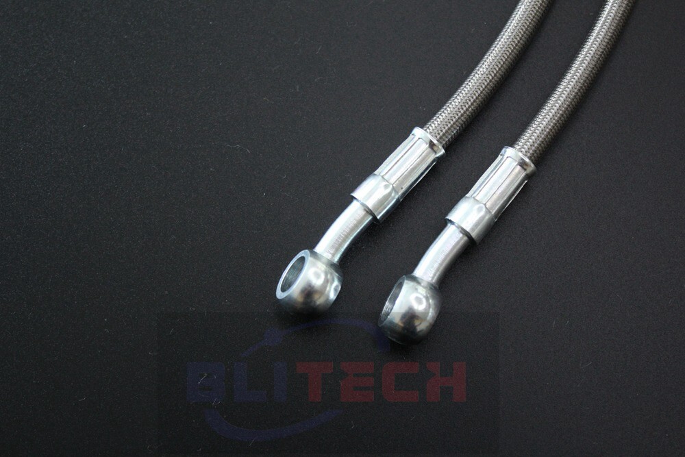 DOT Braided Brake Lines Front & Rear For 92-95 Honda Civic & 94-01 Acura Integra