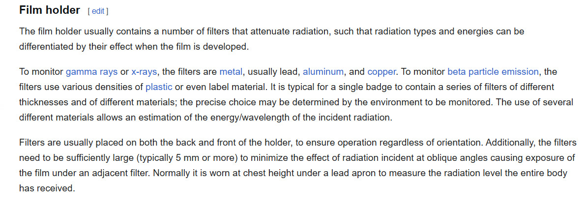 Vintage Radiation Film Badge Dosimeter Holder Military Issue Boxed [B6B3]