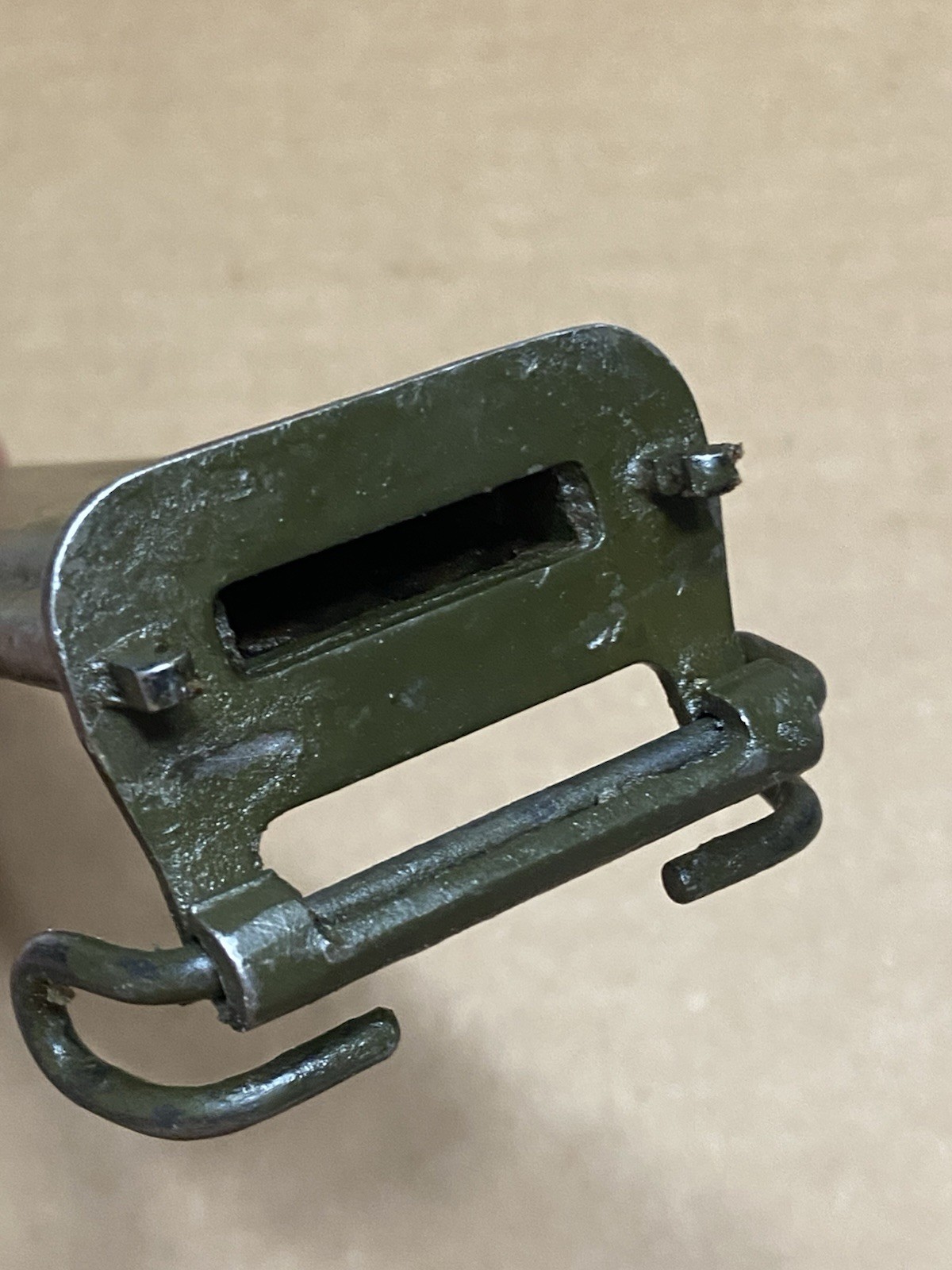 Original M1 Garand bayonet E US marked w/ E-US scabbard also fits 1903 NICE