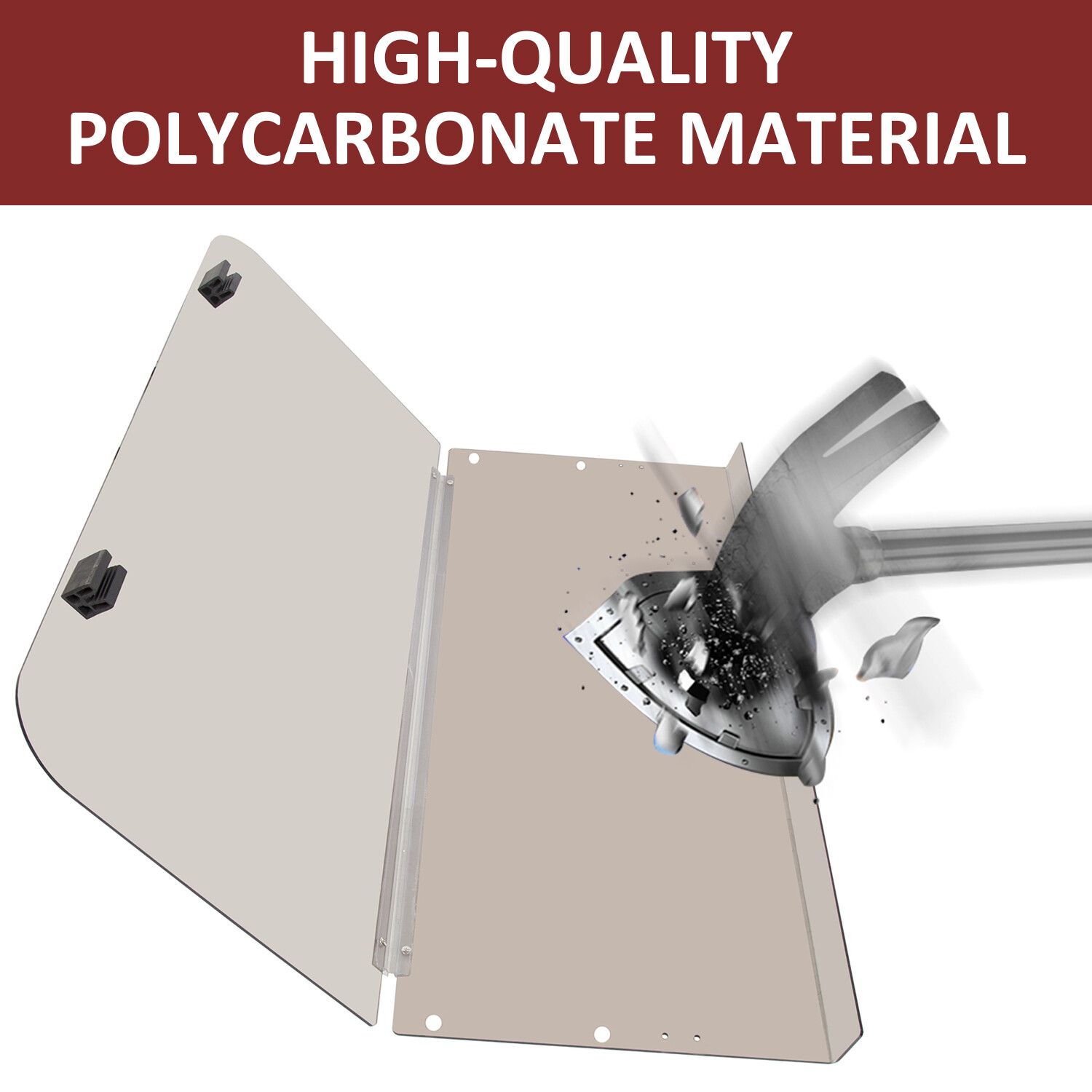 Golf Cart Folding Tined Windshield Windscreen For Yamaha G14 G16 G19 1995-2003