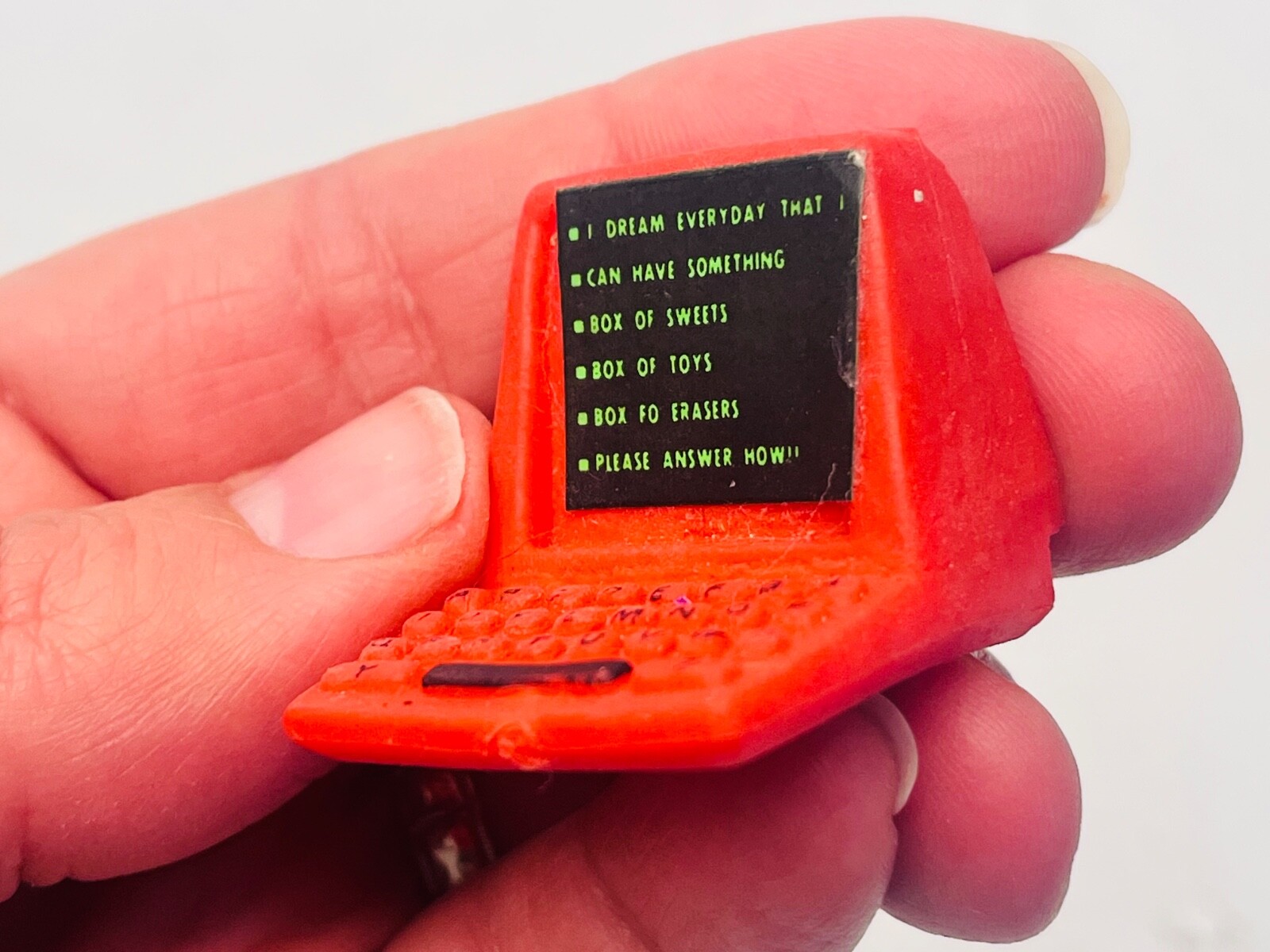 Vintage 1980s Desktop Computer Erasers Set Novelty Collectible Cool Retro BIN 21