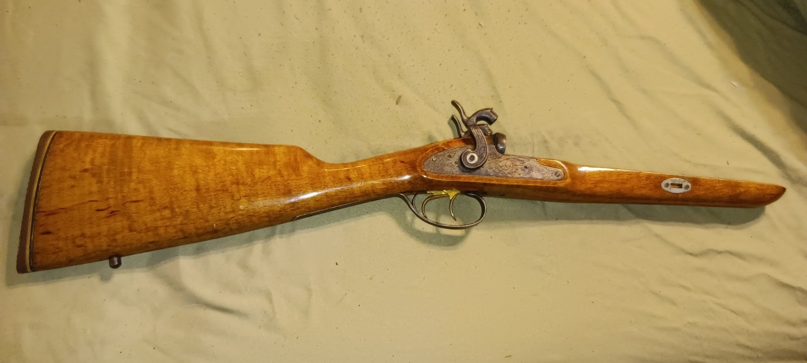 VINTAGE CVA DOUBLE BARREL EXPRESS RIFLE / DOUBLE BARREL SHOTGUN STOCK ASSEMBLY