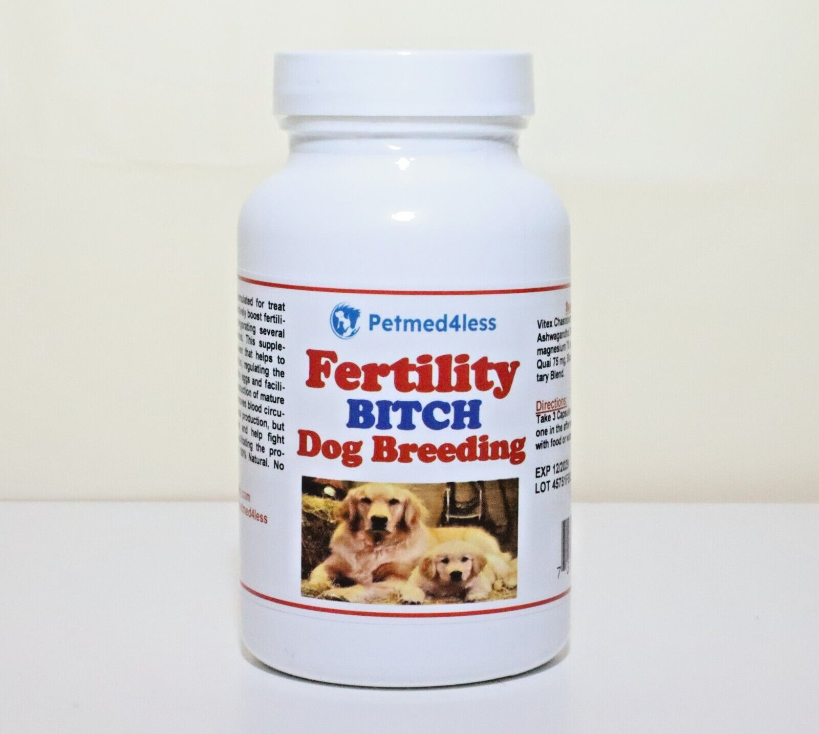 DOG BREEDING - FERTILITY - (120 Capsules - Made in USA)