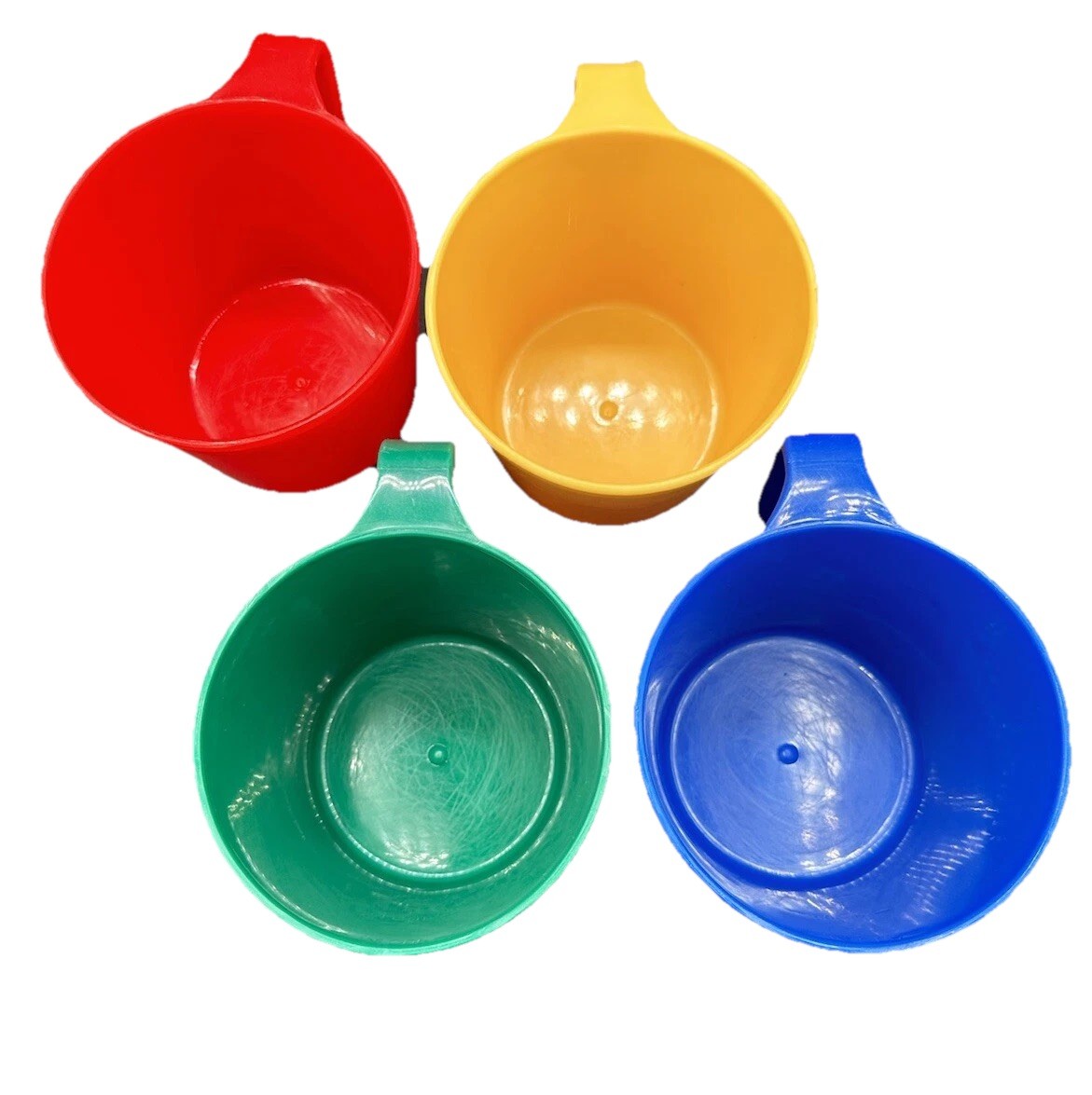 Vintage Mug Camping 4 lightweight Plastic 80's GSI Outdoors Tuff N Stuff