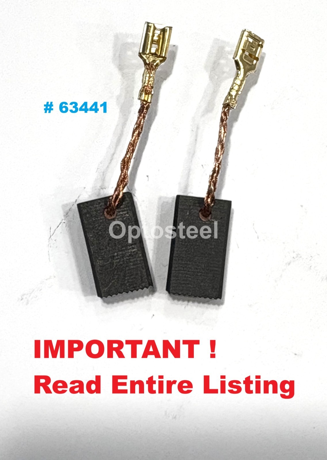 Bauer 1643E-B Carbon Motor Brush Rotary Hammer Drill 64425 63441 Harbor Freight