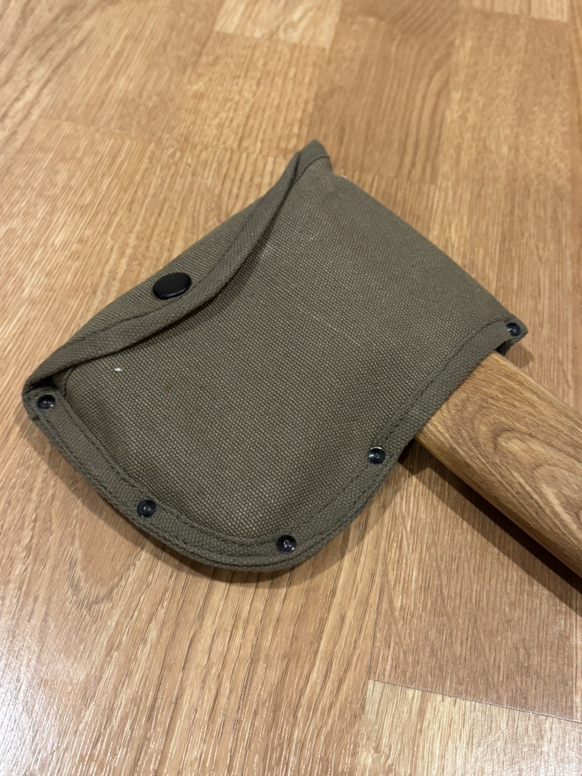 Swiss Military Surplus Hatchet Axe with Canvas Rothco Axe Sheath