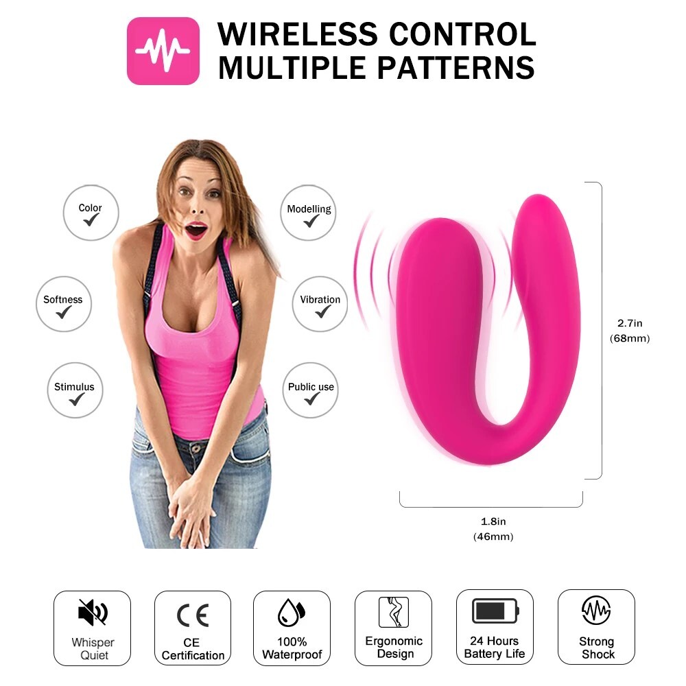 Vibrator Bullet G-Spot Dildo Anal Plug Clit Massager Powerful Sex Toy for Couple