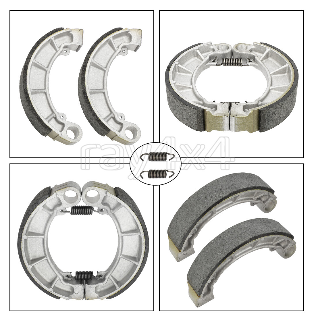 Rear Brake Drum Hub Plate Cover Seals Kit for Honda Rancher 420 TRX420FE/FM 4x4