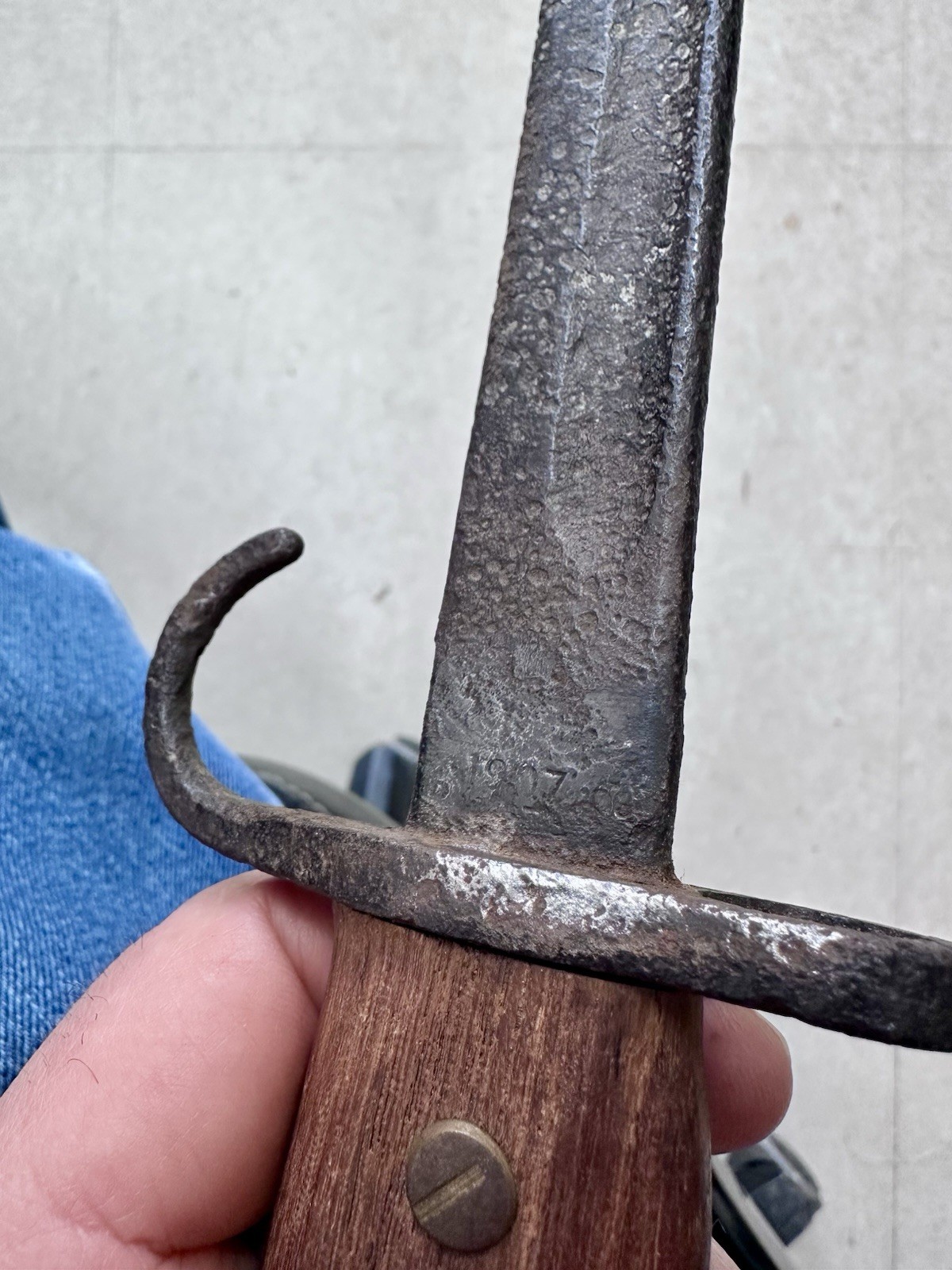 1907 Rifle Bayonet Knife DUG CONDITION